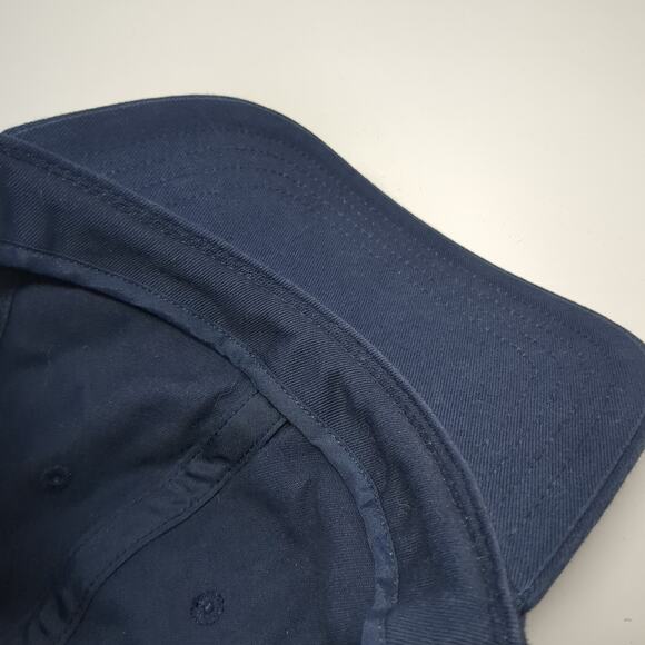 Nautica Slideback Baseball Cap Blue One Size Adjustable Embroidered Vented Holes - Picture 8 of 9